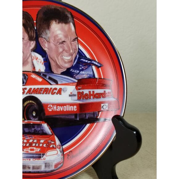 Darrell Waltrip Reflections Of A Champ 6 1/2" Year 1997 Wall Decor Plate Vtg - Picture 3 of 12